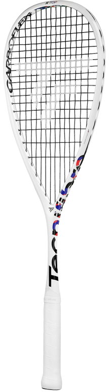 Tecnifibre Squashschläger Carboflex 120 X-Top V2 120g/kopflastig 2024 weiss - besaitet -
